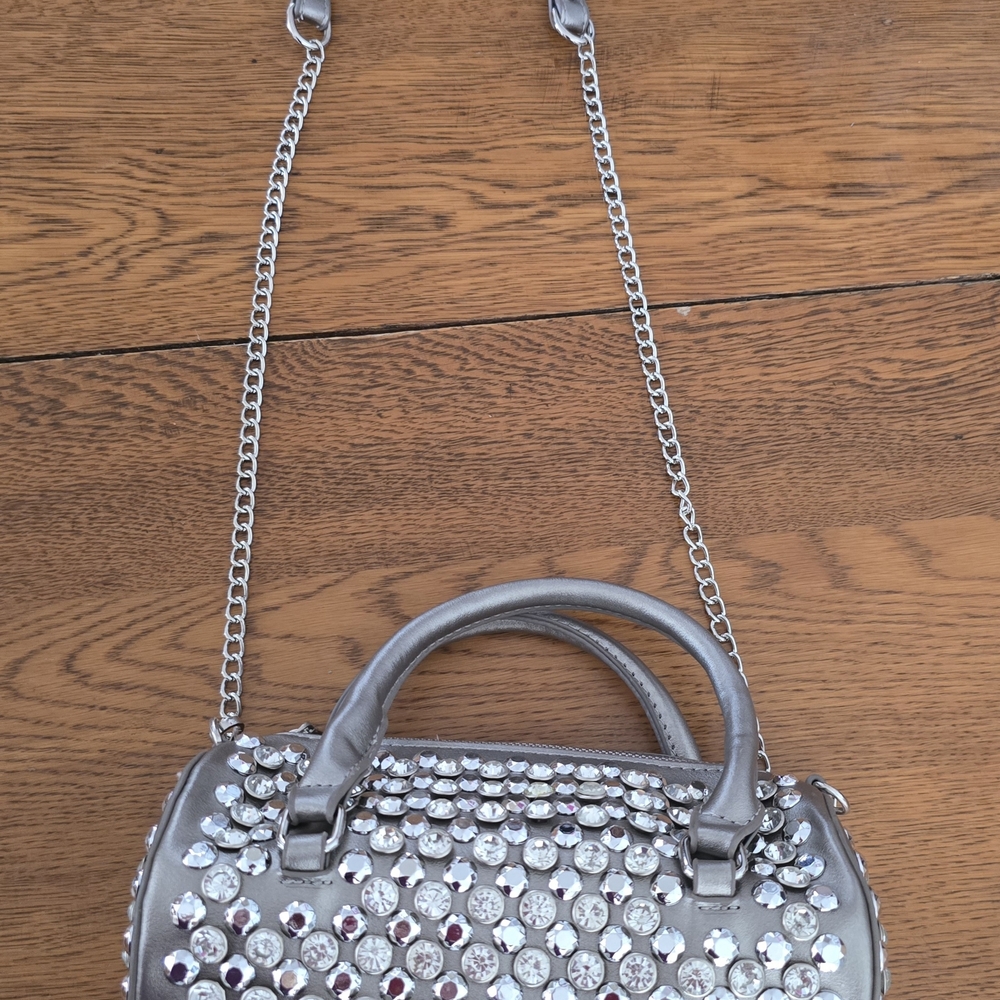 Silver Studded Women's Handbag